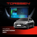 Штатна магнітола Torssen 2K DTS Hyundai Accent/Verna 2021+ F9432 4G Carplay DSP
