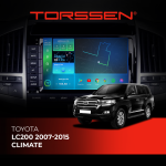Штатная магнитола Torssen 2K DTS Toyota LC200 2007-2015 climate F10432 4G Carplay DSP