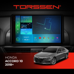 Штатная магнитола Torssen 2K DTS Honda Accord 10 2018+ F10432 4G Carplay DSP