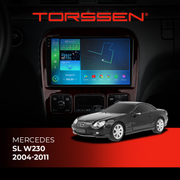 Штатна магнітола Torssen 2K DTS Mercedes SL W230 04-11 F9432 4G Carplay DSP Штатна магнітола Torssen 2K DTS Mercedes SL W230 04-11 F9432 4G Carplay DSP