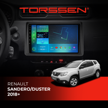 Штатная магнитола Torssen Renault Sandero/Duster 18+F10116 Штатная магнитола Torssen Renault Sandero/Duster 18+F10116