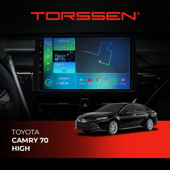 Штатная магнитола Torssen Toyota Camry 70 high F10116 Штатная магнитола Torssen Toyota Camry 70 high F10116