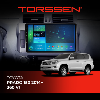 Штатная магнитола Torssen Toyota Prado 150 2014+ 360 V1 F10116