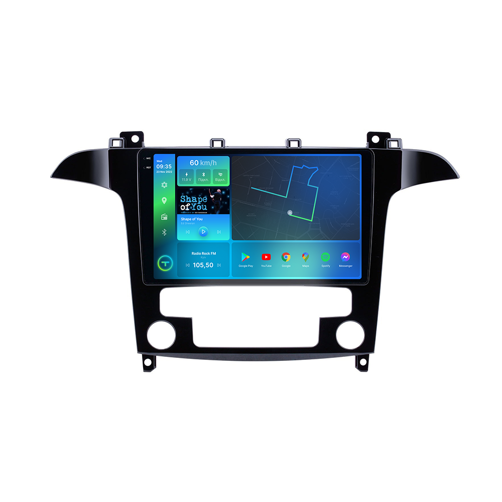 Штатная магнитола Torssen 2K Ford S-max 08-10 climate F9332 4G Carplay DSP
