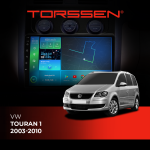 Штатная магнитола Torssen VW Touran 1 (2003-2010) F9332 4G Carplay DSP