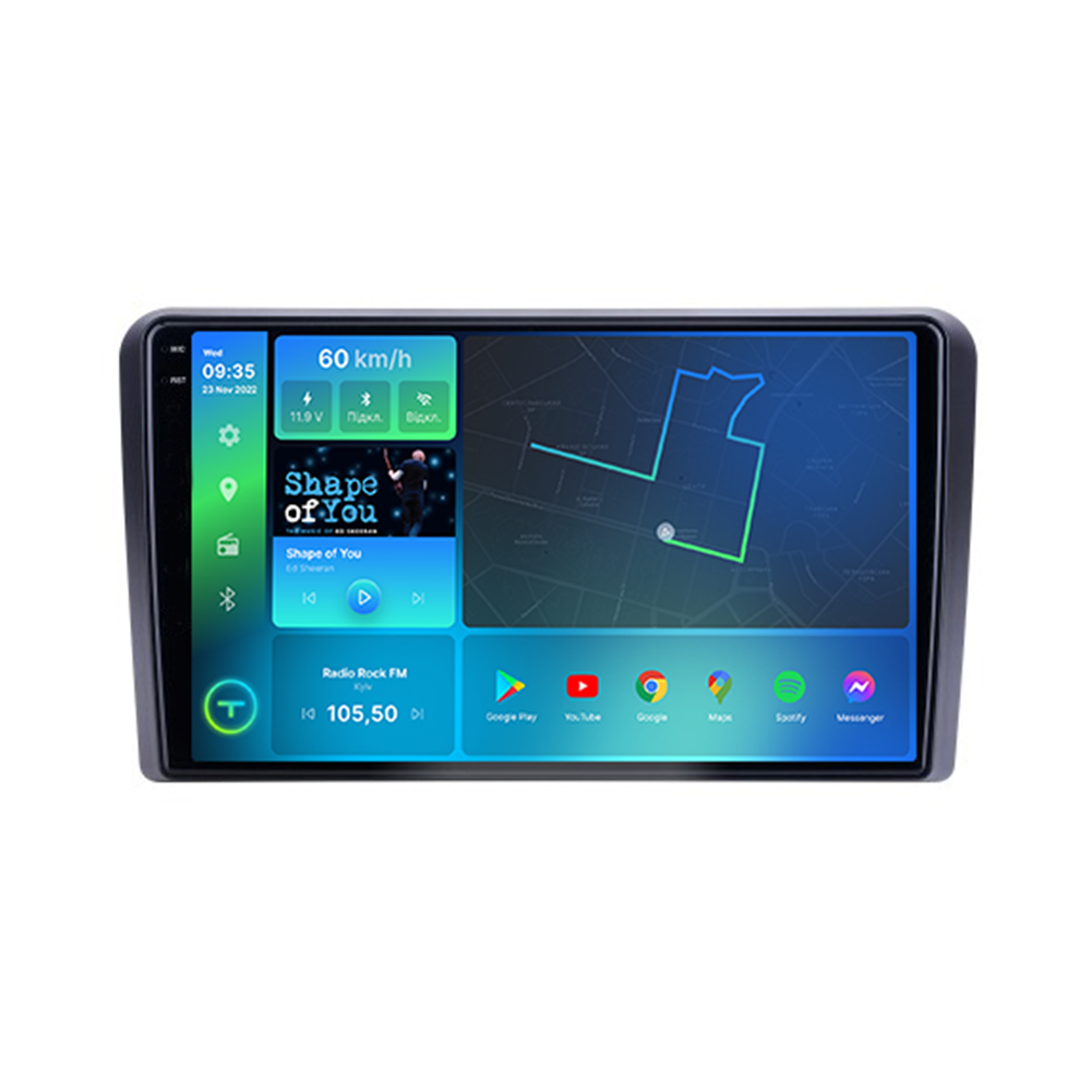 Штатная магнитола 2K Torssen Kia Cerato 2005 universal FL9 4+64Gb 4G Carplay DSP