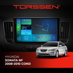 Штатна магнітола Torssen 2K Hyundai Sonata NF 08-10 cond FL9 4+64Gb 4G Carplay DSP