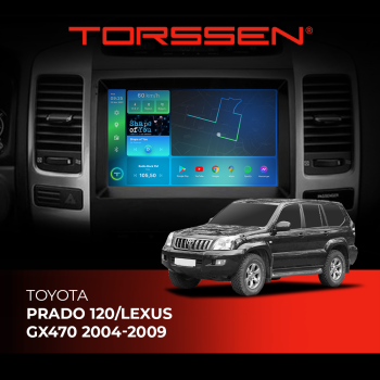 Штатная магнитола Torssen Toyota Prado 120/Lexus GX470 04-09 F9332 4G Carplay DSP