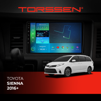 Штатная магнитола Torssen Toyota Sienna 16+ F9332 4G Carplay DSP