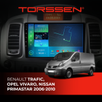 Штатная магнитола Torssen Renault Trafic, Opel Vivaro, Nissan Primastar 06-10 F10332 4G Carplay DSP