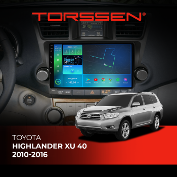 Штатная магнитола Torssen Toyota Highlander XU 40 2010-2016 F10332 4G Carplay