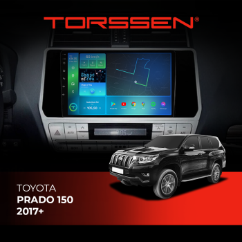 Штатная магнитола Torssen Toyota Prado 150 2017+ F10332 4G Carplay