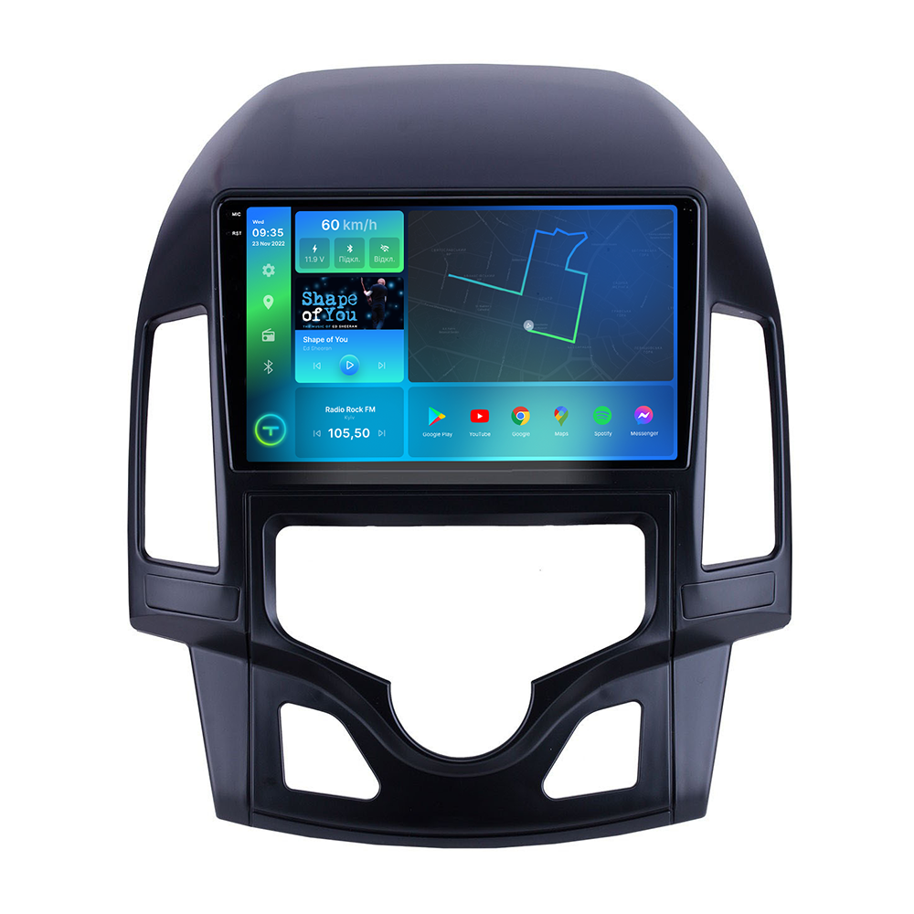 Штатна магнітола Torssen 2K Hyundai i30 2007-2012 climate FL9 4+64Gb 4G Carplay DSP