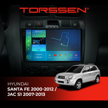 Штатна магнітола Torssen 2K Hyundai Santa Fe 00-12 / Jac S1 07-13 FL9 4+64Gb 4G Carplay DSP Штатна магнітола Torssen 2K Hyundai Santa Fe 00-12 / Jac S1 07-13 FL9 4+64Gb 4G Carplay DSP