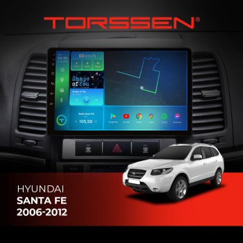 Штатная магнитола Torssen Hyundai Santa Fe 2006-2012 F9116 Штатная магнитола Torssen Hyundai Santa Fe 2006-2012 F9116