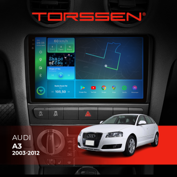Штатная магнитола Torssen 2K Audi A3 03-12 FL9 4+64Gb 4G Carplay DSP Штатная магнитола Torssen 2K Audi A3 03-12 FL9 4+64Gb 4G Carplay DSP