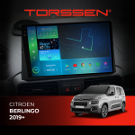 Штатная магнитола Torssen 2K Citroen Berlingo 2019+ FL10 4+64Gb 4G Carplay DSP