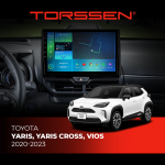 Штатна магнітола Torssen Toyota Yaris,Yaris Cross,Vios 2020-2023 F10432 4G Carplay DSP