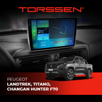 Штатная магнитола Torssen 2K DTS Peugeot Landtrek / Titano / Changan Hunter F70 F10432 4G Carplay DSP