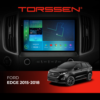 Штатна магнітола Torssen 2K Ford Edge 2015-2018 knob F9464 4G Carplay DSP