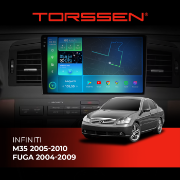 Штатная магнитола Torssen Infiniti M35 2005-2010/Nissan Fuga 2004-2009 F9432 4G Carplay DSP Штатная магнитола Torssen Infiniti M35 2005-2010/Nissan Fuga 2004-2009 F9432 4G Carplay DSP
