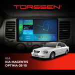 Штатна магнітола Torssen 2K KIA Magentis, Optima 05-10 FL9 4+64Gb 4G Carplay DSP