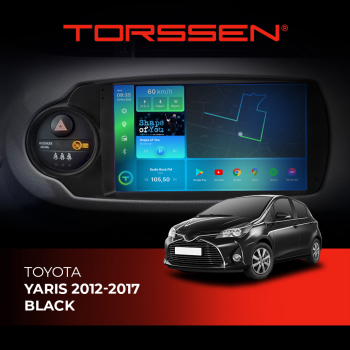Штатная магнитола Torssen Toyota Yaris 2012-2017 black F9432 4G Carplay DSP