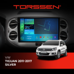 Штатная магнитола Torssen VW Tiguan 11-17 silver NF10 Carplay