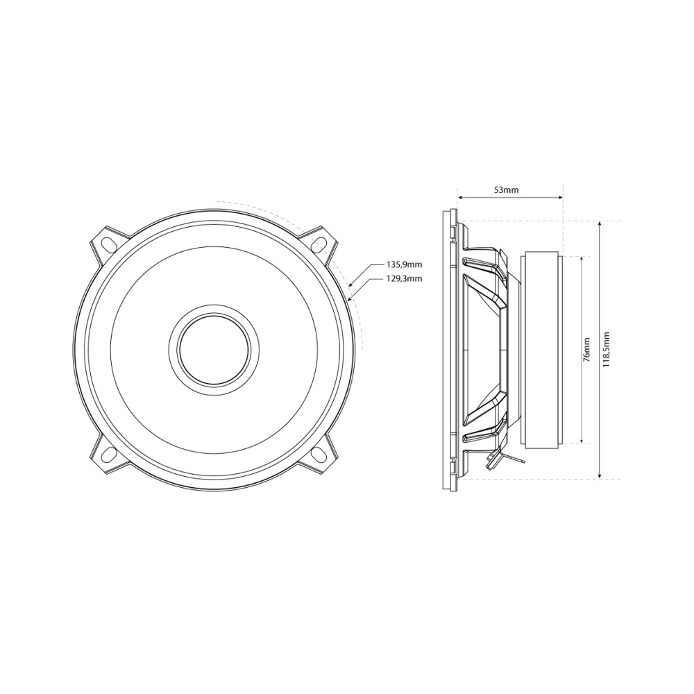 Компонентная акустика MTX TX450S