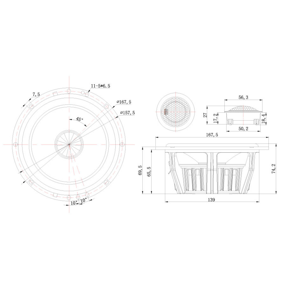 Компонентна акустика MTX TX8652