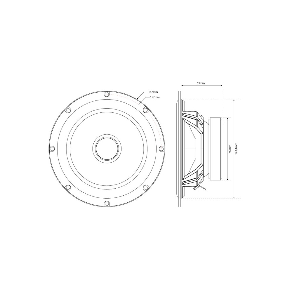 Компонентная акустика MTX TX465S