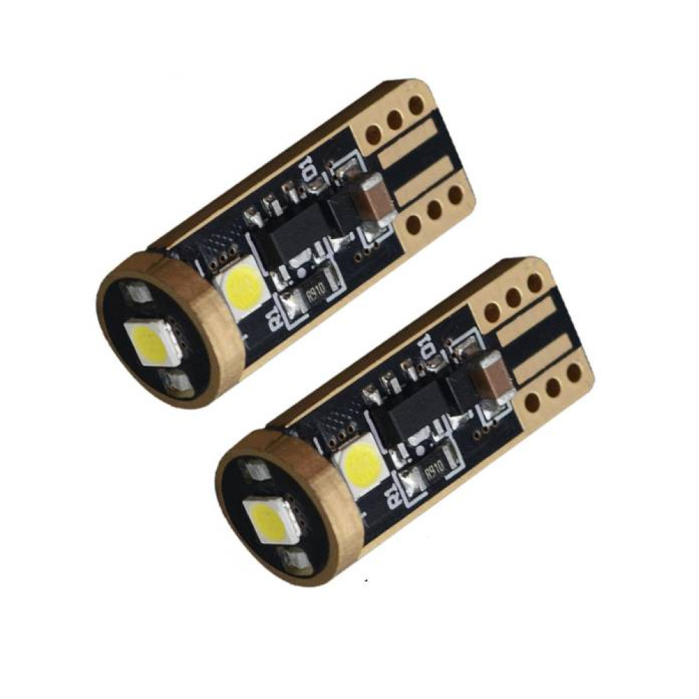Светодиодные лампы TORSSEN T10 3SMD w5w Can Bus 2.5W (Комплект 2шт)
