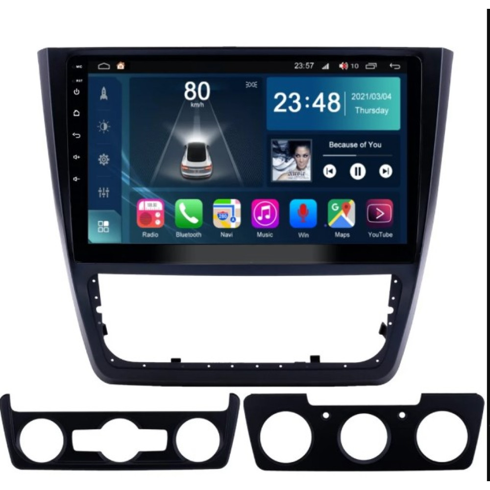 Штатная магнитола Torssen Skoda Yeti Conditioner FL10 4+64Gb 4G Carplay DSP