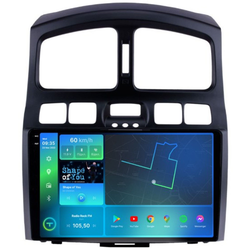 Штатная магнитола Torssen Hyundai Santa Fe 00-12 / Jac S1 07-13 FL9 4+64Gb 4G Carplay DSP