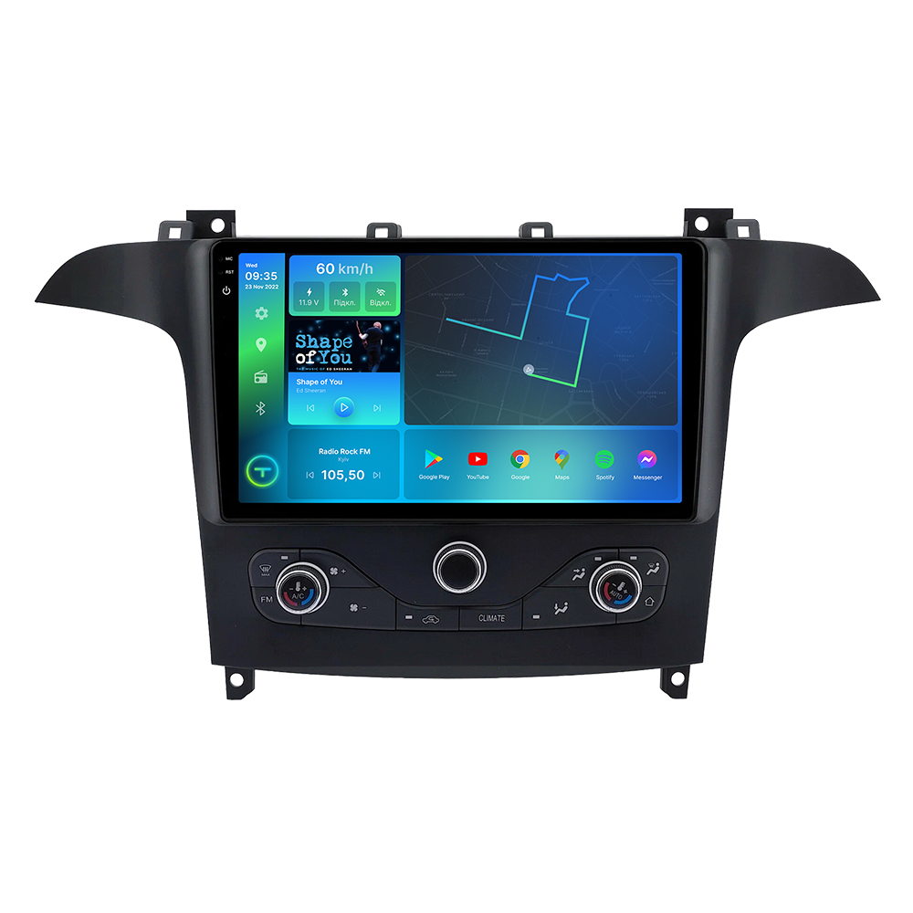 Штатная магнитола Torssen 2K Ford S-max 1 (2006 - 2015) F9432 4G Carplay DSP