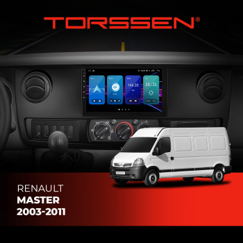 Штатная магнитола Torssen Renault Master 2003-2011 N10 Carplay Штатная магнитола Torssen Renault Master 2003-2011 N10 Carplay