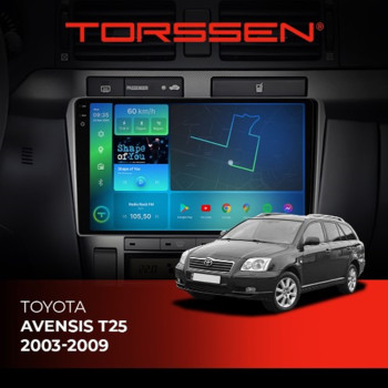 Штатна магнітола Torssen 2K Toyota Avensis T25 03-09 F9332 4G Carplay DSP Штатна магнітола Torssen 2K Toyota Avensis T25 03-09 F9332 4G Carplay DSP