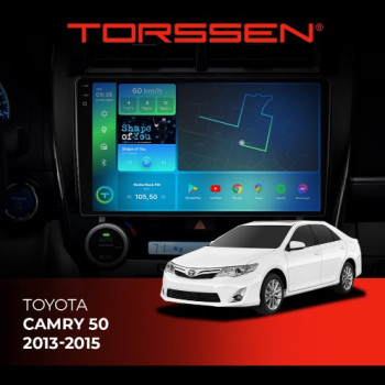 Штатная магнитола Torssen 2K Toyota Camry 50 2013-2015 F9232 4G Carplay DSP с кнопками