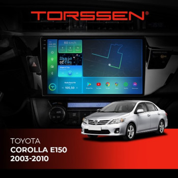 Штатна магнітола Torssen 2K Toyota Corolla E150  2003-2010 F9332 4G Carplay DSP