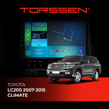 Штатная магнитола Torssen Toyota LC200 2007-2015 climate F10332 4G Carplay DSP