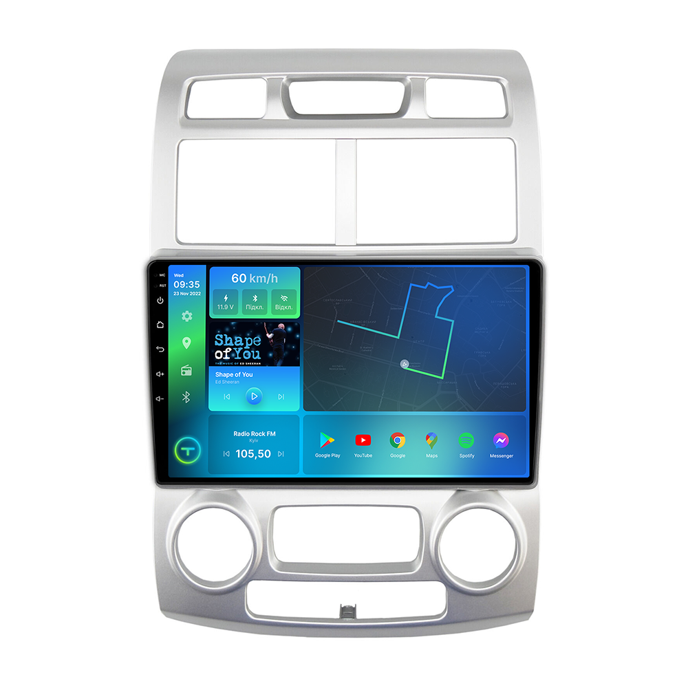 Штатная магнитола Torssen Kia Sportage 2 05-09 climate Европа F9332 4G Carplay DSP