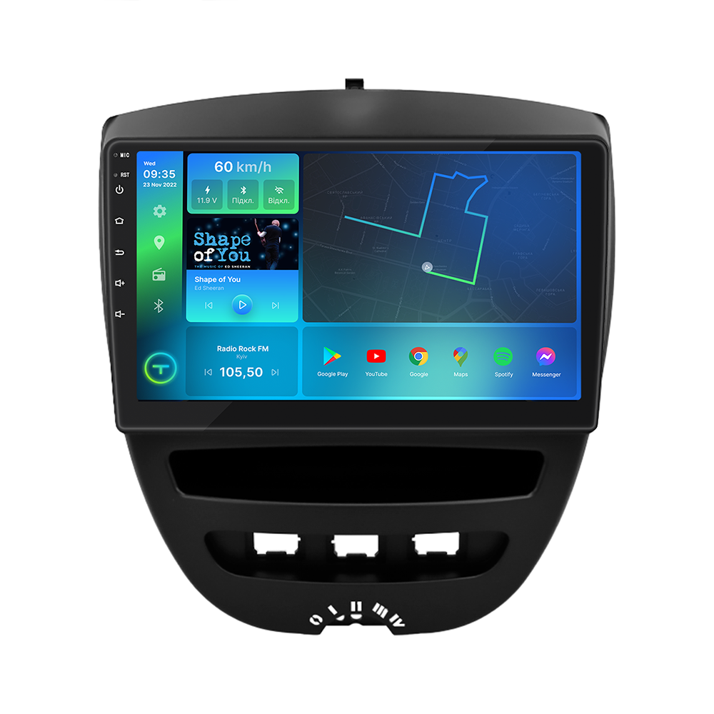 Штатная магнитола Torssen Citroen C1,107,Yago FL10 4+64Gb 4G Carplay DSP
