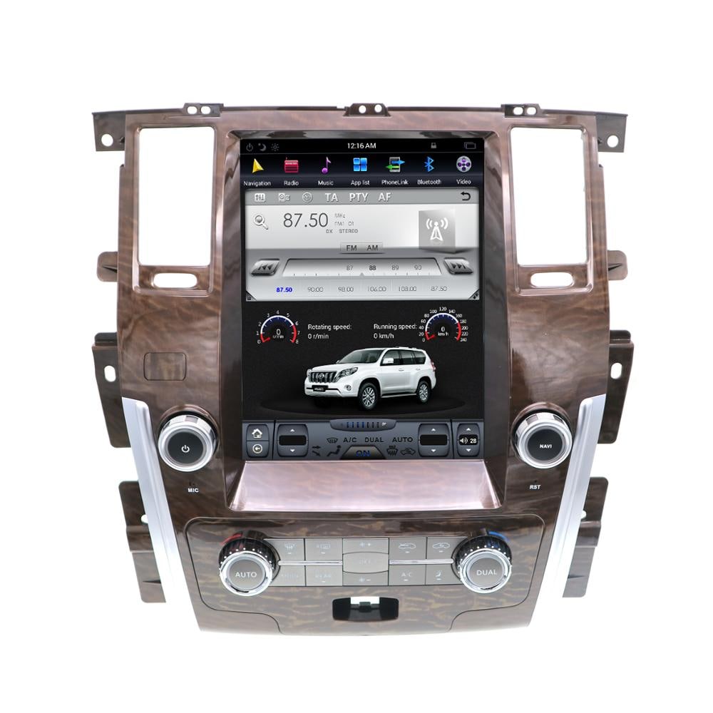 Штатная магнитола TORSSEN Infiniti QX80 /Nissan Armada/Nissan Patrol 2016 Tesla Style