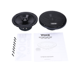 Коаксіальна автоакустика Voice E62X 3 Ом 16.5 см поліпропіленовий дифузор шовковий твітер