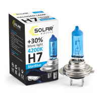 Галогеновая лампа Solar H7 12V 55W PX26d StarBlue 4200K