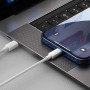 Кабель Baseus Simple Wisdom Data Cable Kit USB to iP PD 20W (2PCS/Set）1.5m White