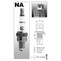 Свічка запалювання Brisk Super NAR14YC, 1шт