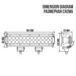 Автолампа светодиодная BELAUTO CREE Flood LED (24*3w)