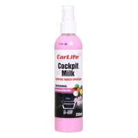 Полироль-молочко для панели приборов Carlife Cockpit Milk Бабл гам, 250мл