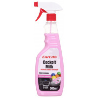 Полироль для панели приборов Carlife Cockpit Milk Бабл Гам, 500мл